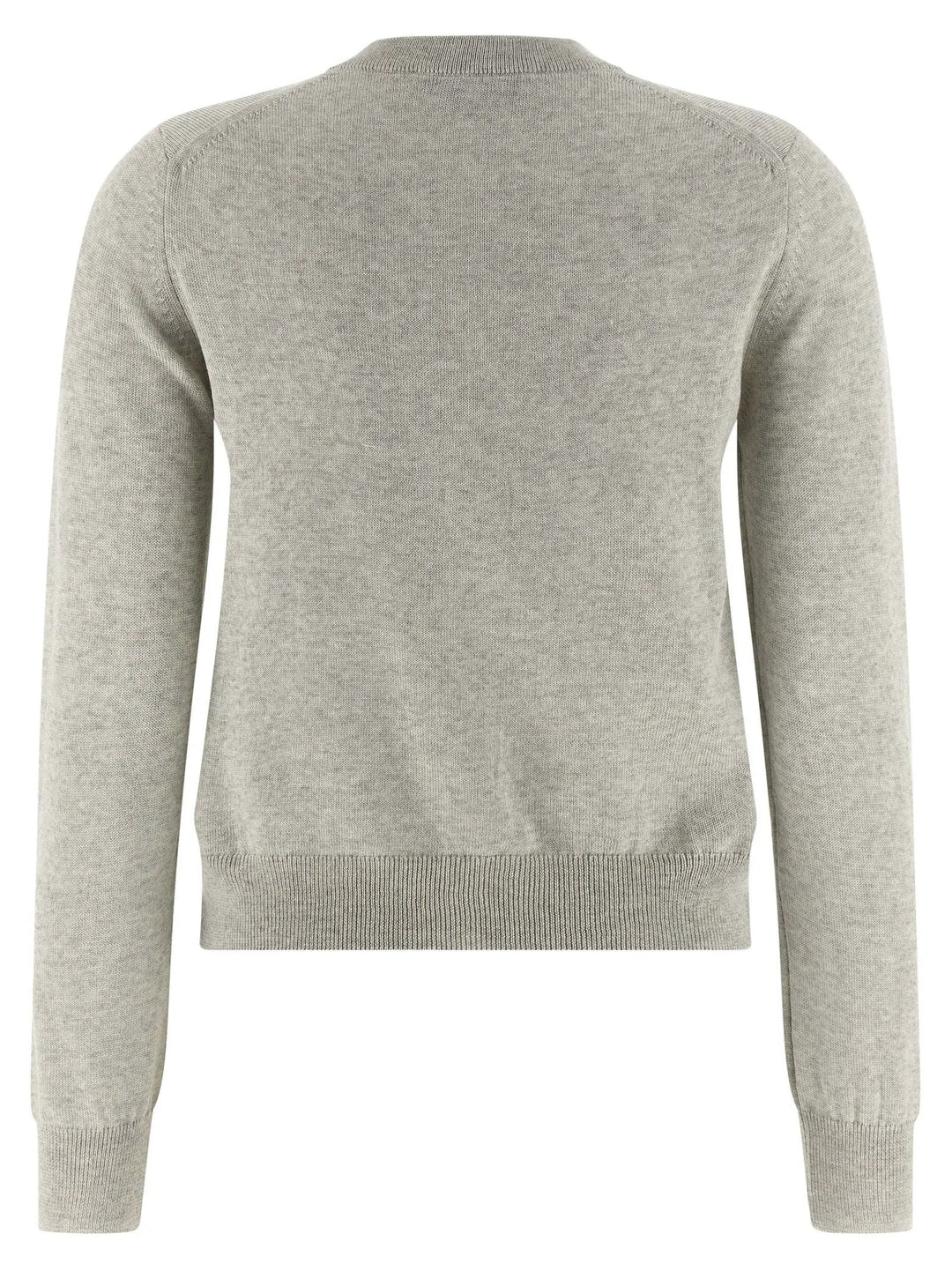 Maison Kitsuné Gray Virgin Wool Cardigan