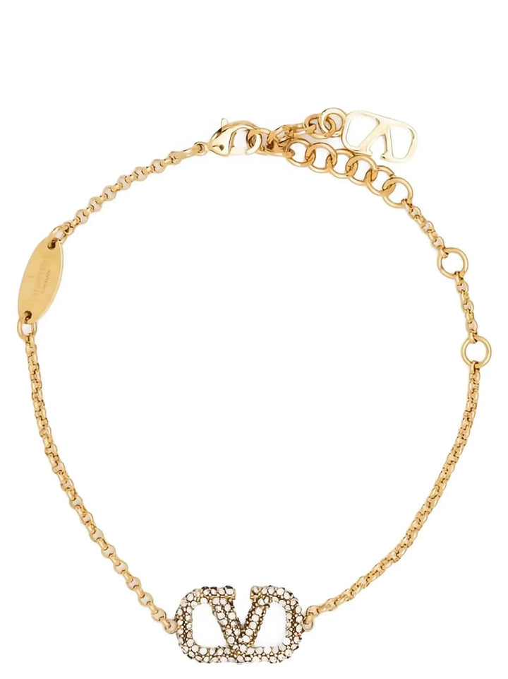 Valentino Garavani Gold VLogo Chain Bracelet