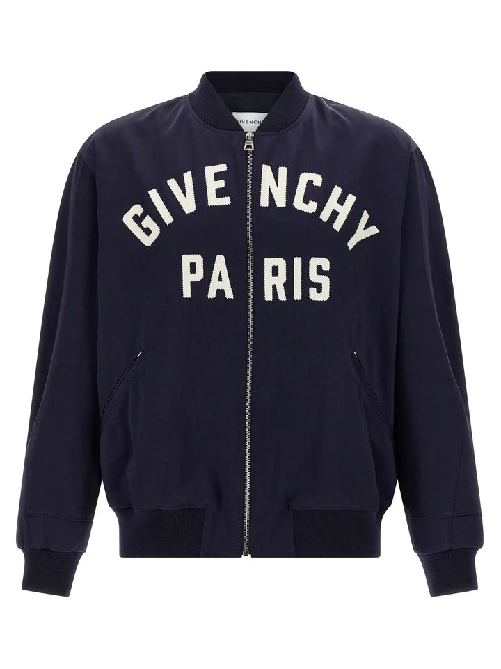 Givenchy Blue Cotton Bomber
