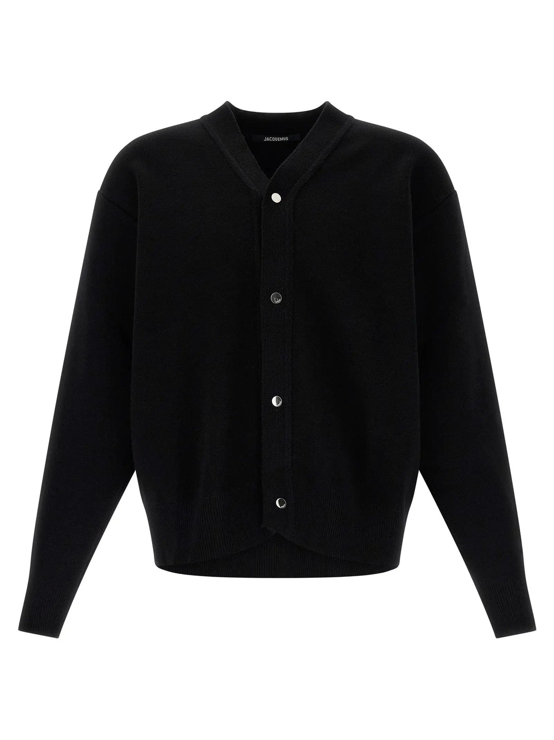 Jacquemus Black Merino Wool Cardigan