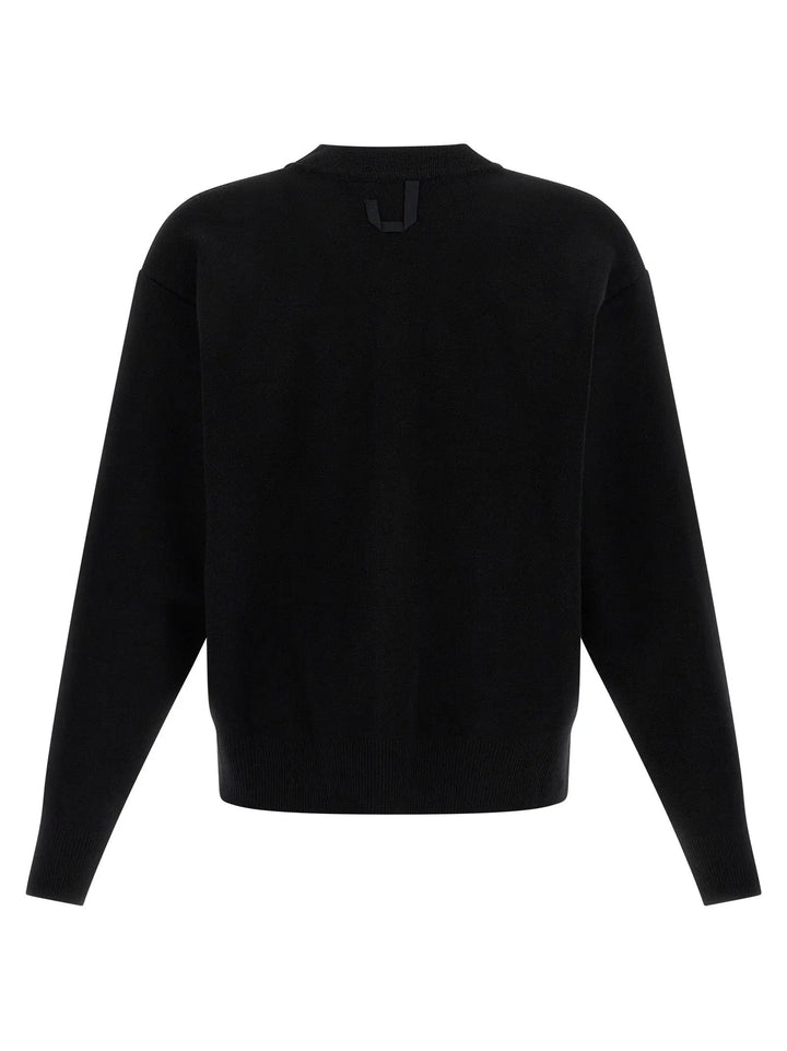 Jacquemus Black Merino Wool Cardigan