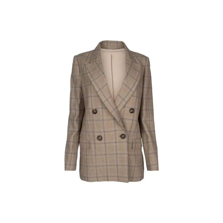 Brunello Cucinelli Brown Linen Blazer