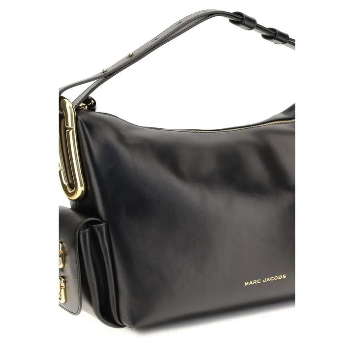 Marc Jacobs Black Calf Leather Bos Taurus Handbag