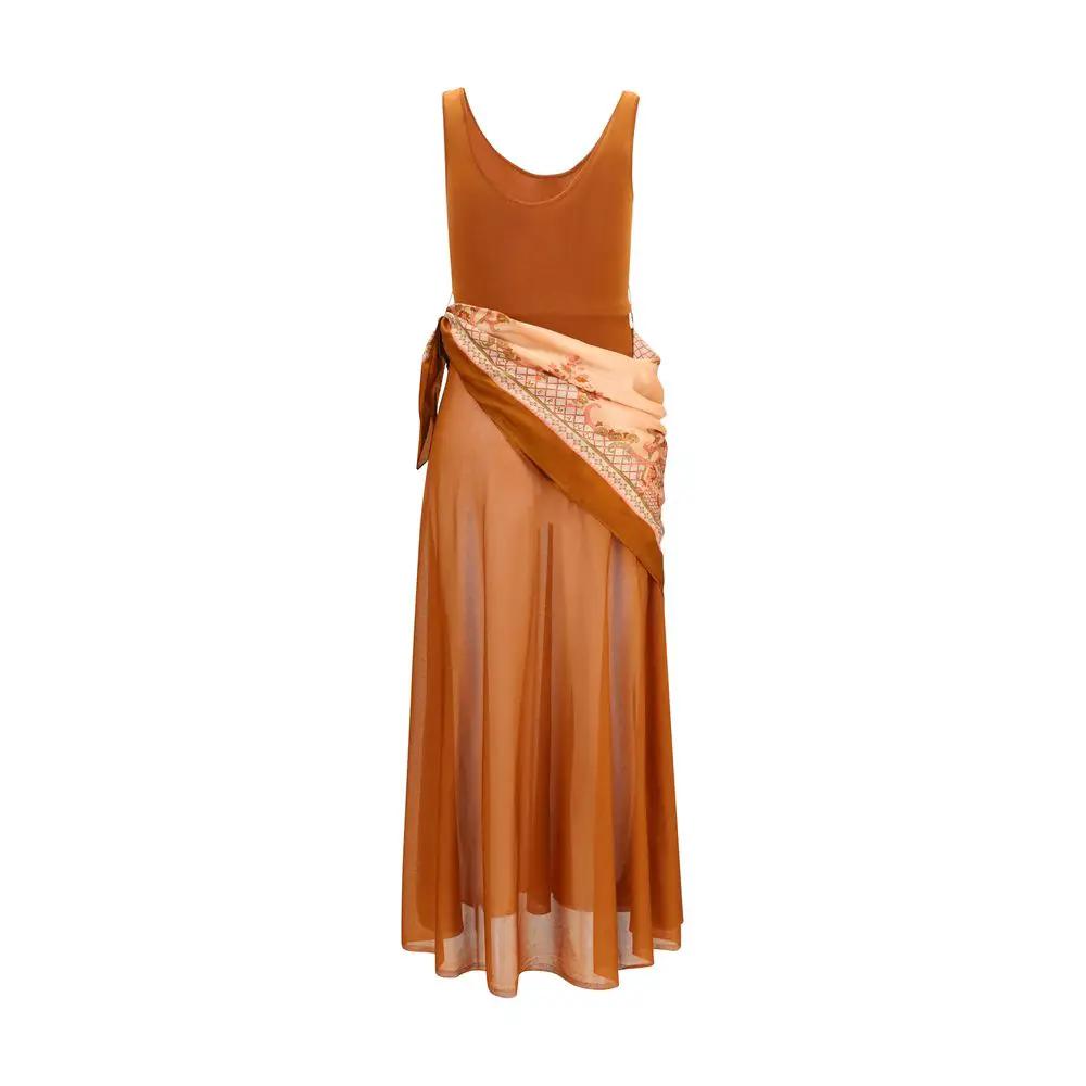 Zimmermann Sample Sale | Zimmermann Brown Viscose Casual Dress - | Designer outlet