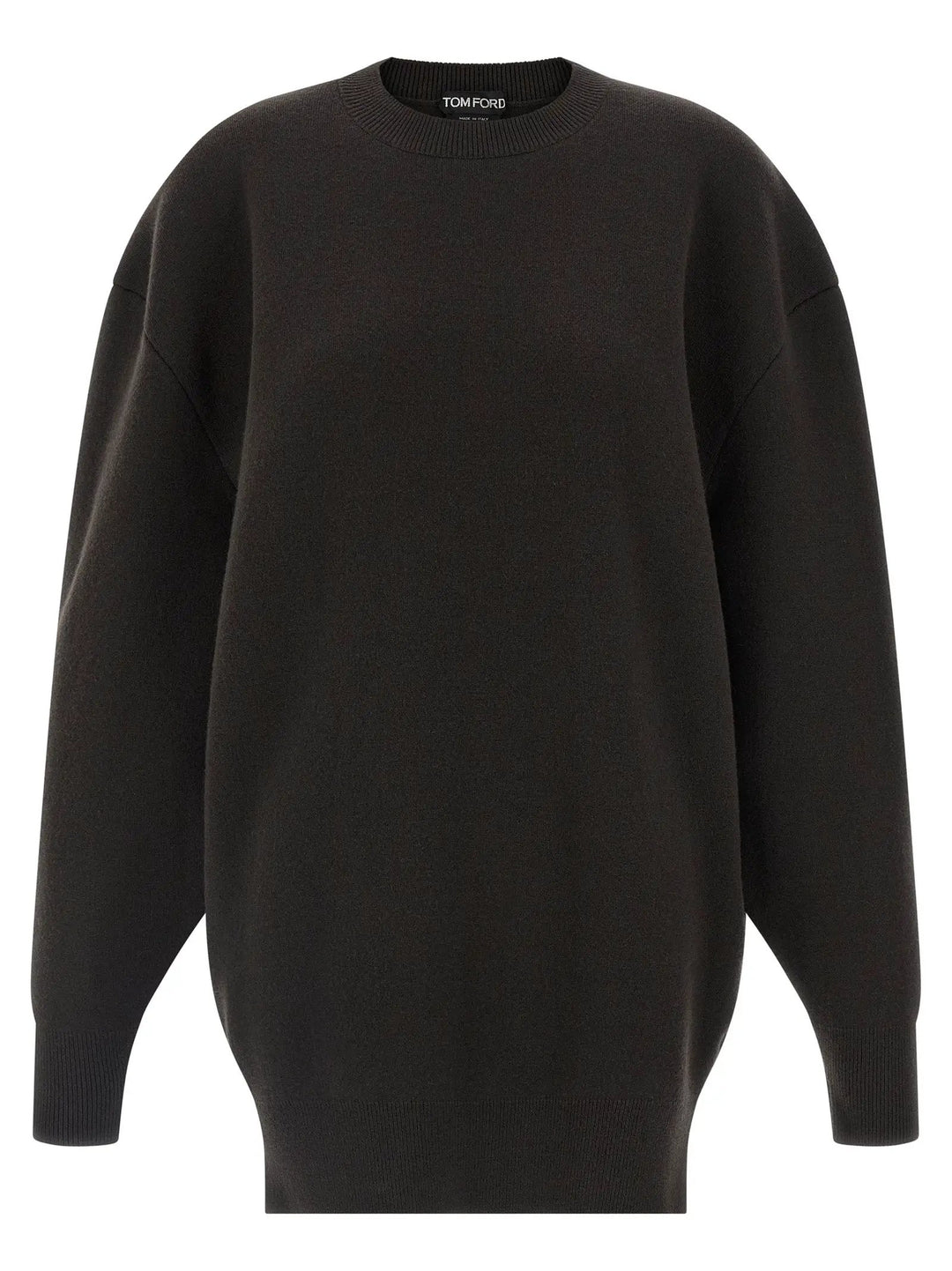 Tom Ford Brown Virgin Wool Short Dress