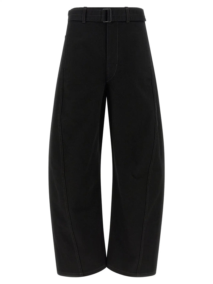 Lemaire Black Cotton Jeans Denim