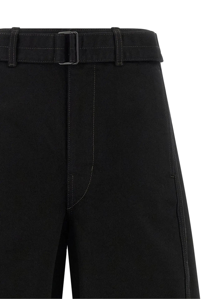 Lemaire Black Cotton Jeans Denim
