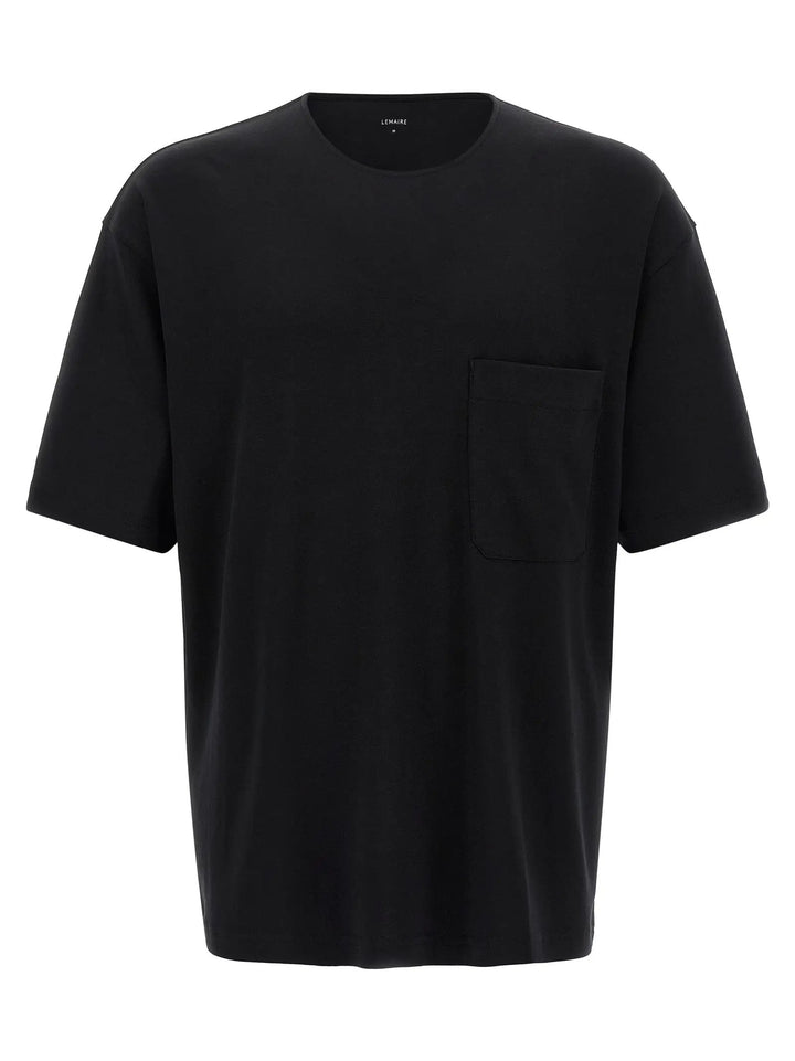 Lemaire Black Cotton T-Shirt