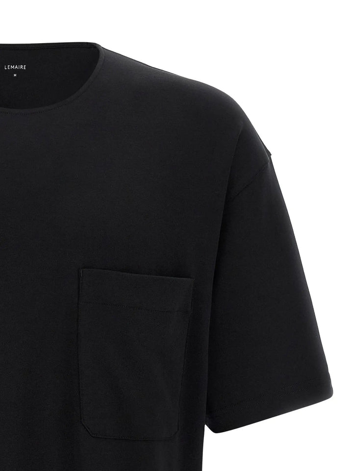 Lemaire Black Cotton T-Shirt