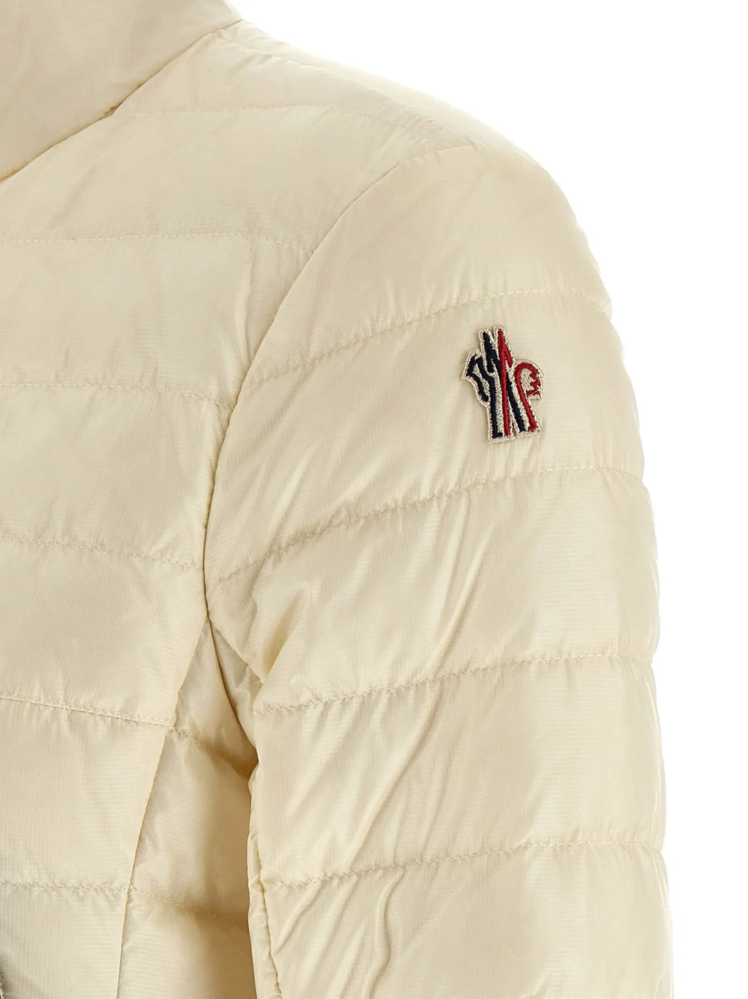 Moncler Grenoble White Polyamide Full-Length Jacket
