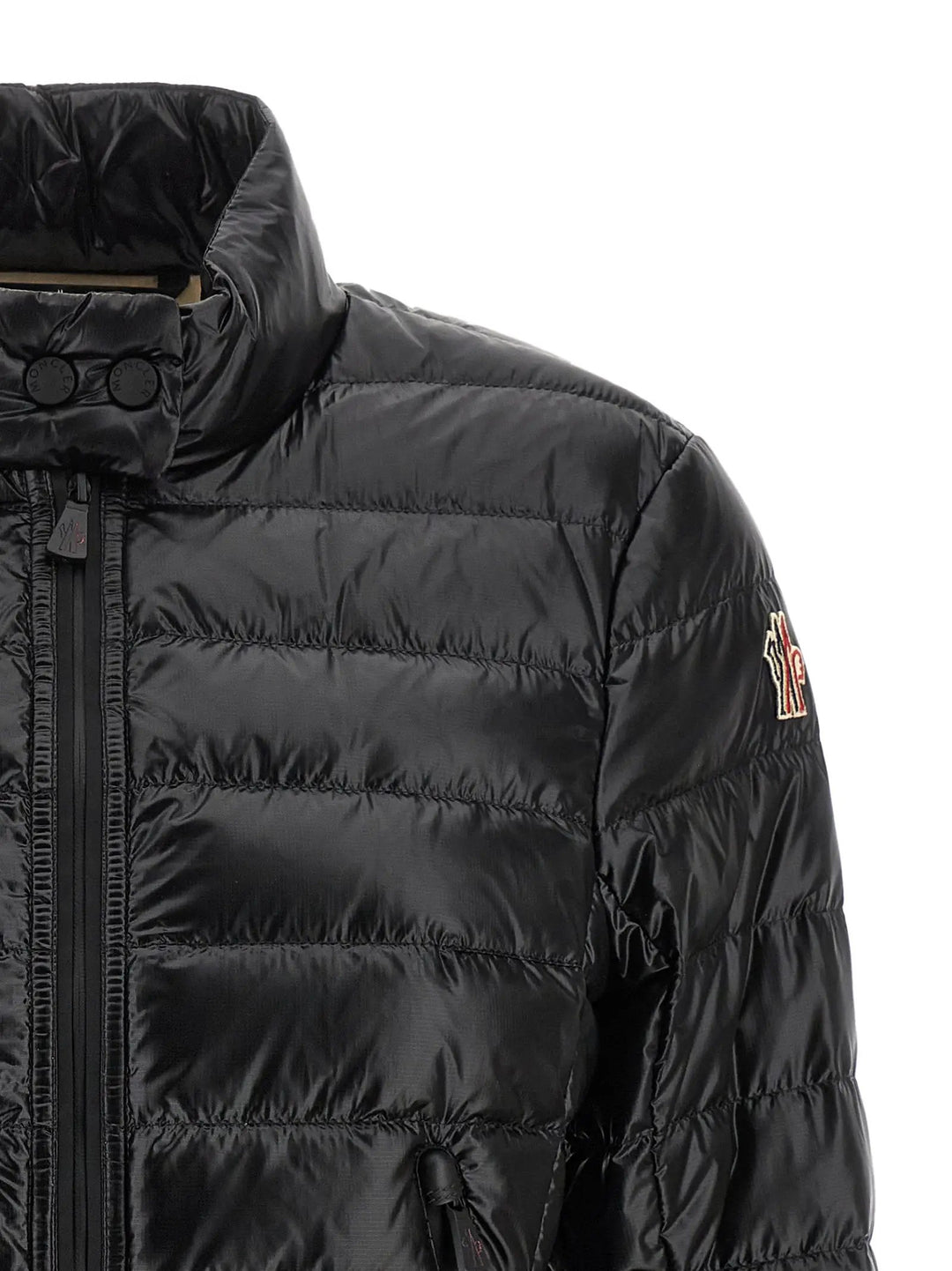 Moncler Grenoble Black Polyamide Full-Length Jacket