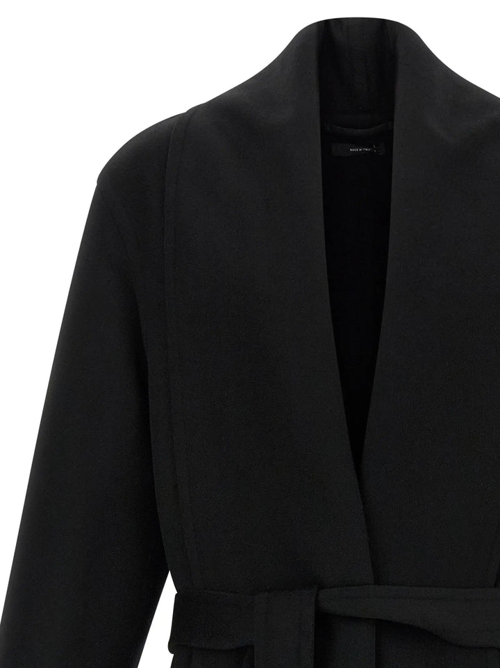 Tom Ford Black Virgin Wool Coat