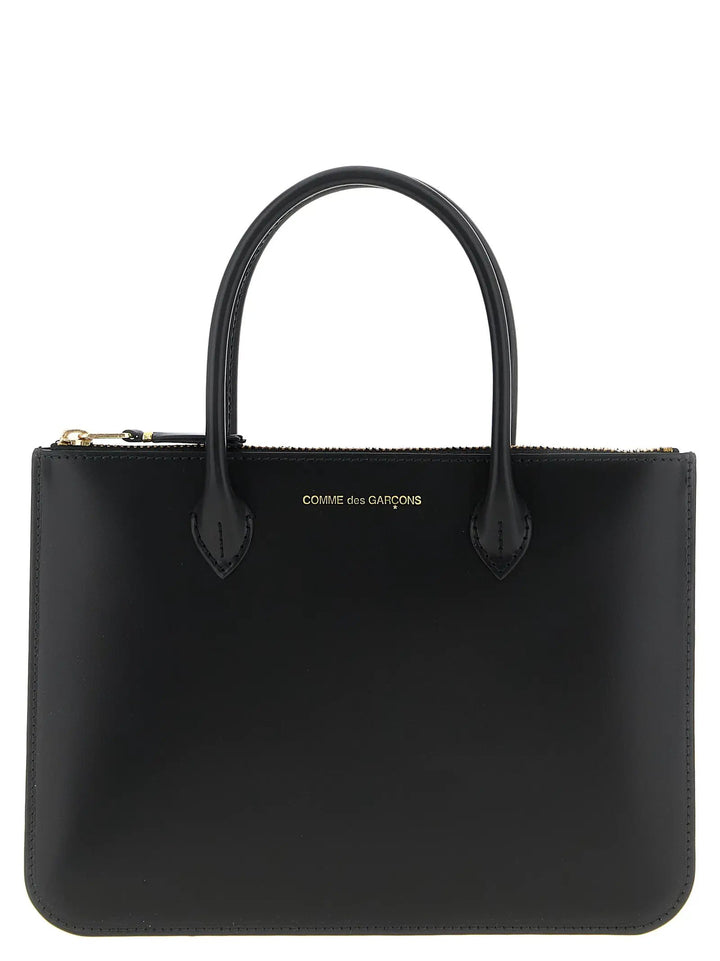 Comme Des Garçons Black Cowhide Handbag