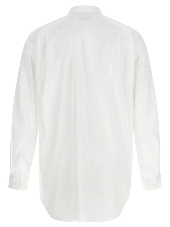 Comme Des Garçons Play White Cotton Blouse