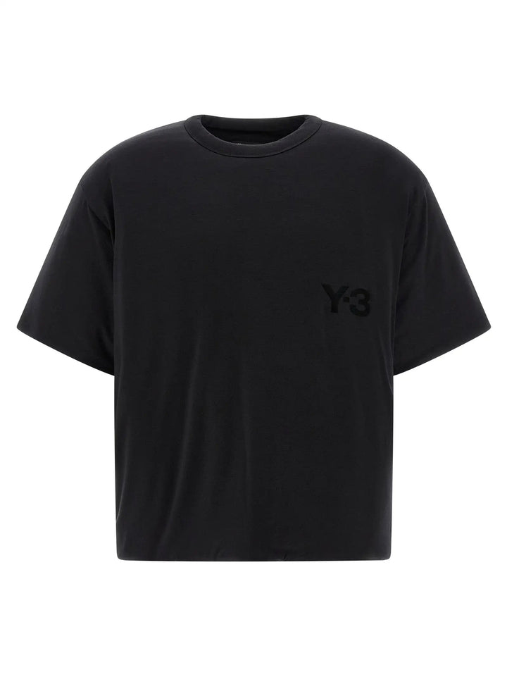 Y-3 Black Lyocell T-Shirt