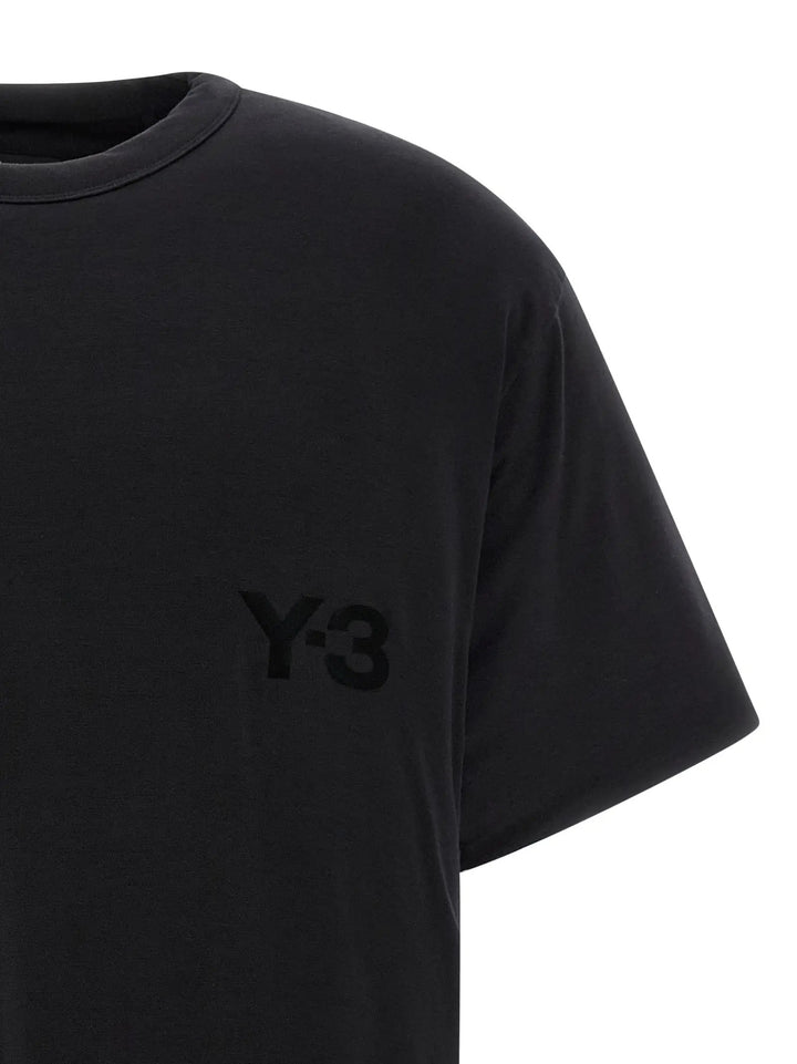 Y-3 Black Lyocell T-Shirt