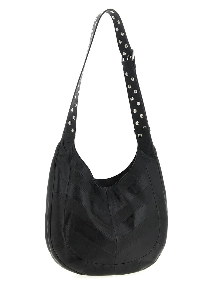 Valentino Garavani Black Lamb Leather Shoulder Bag