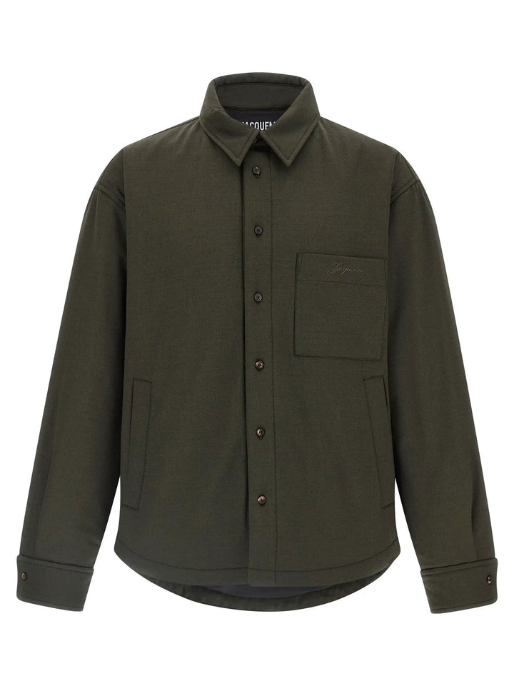 Jacquemus Bicolor Virgin Wool Shell Jacket