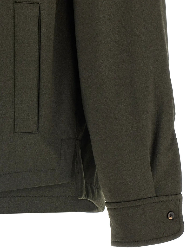 Jacquemus Bicolor Virgin Wool Shell Jacket