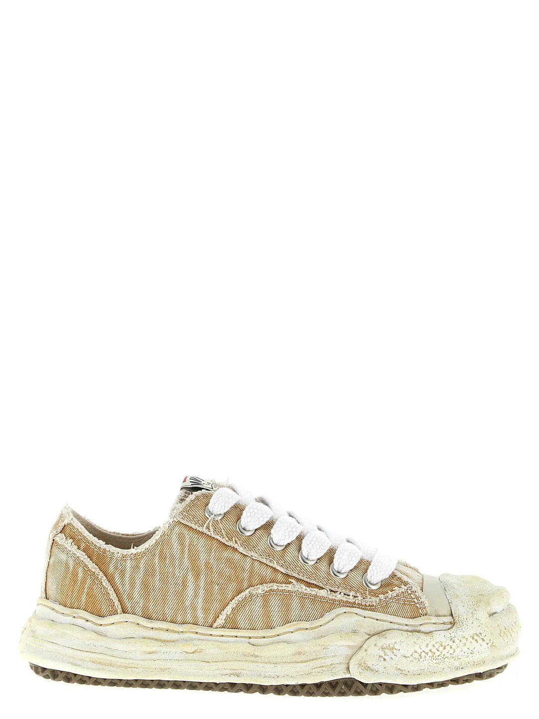 Maison Mihara Yasuhiro Beige Cotton Sneakers