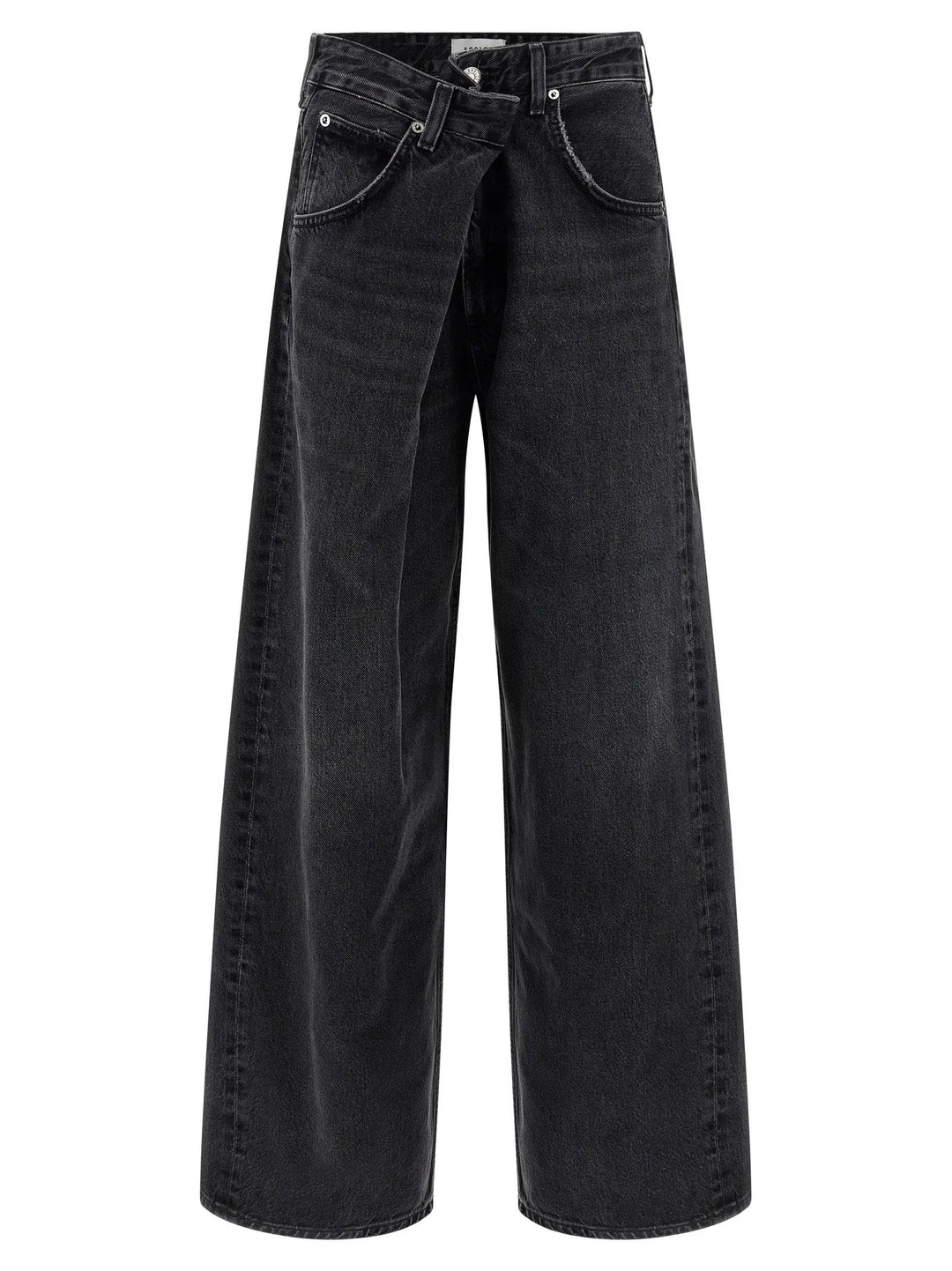 Agolde Black Cotton Jeans Denim
