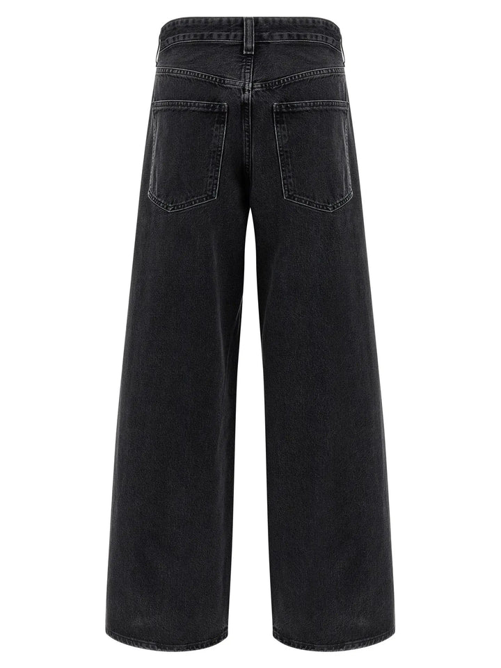 Agolde Black Cotton Jeans Denim