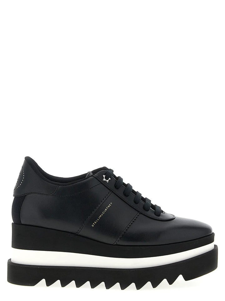 Stella McCartney Black Polyethylene Wedge Sandals
