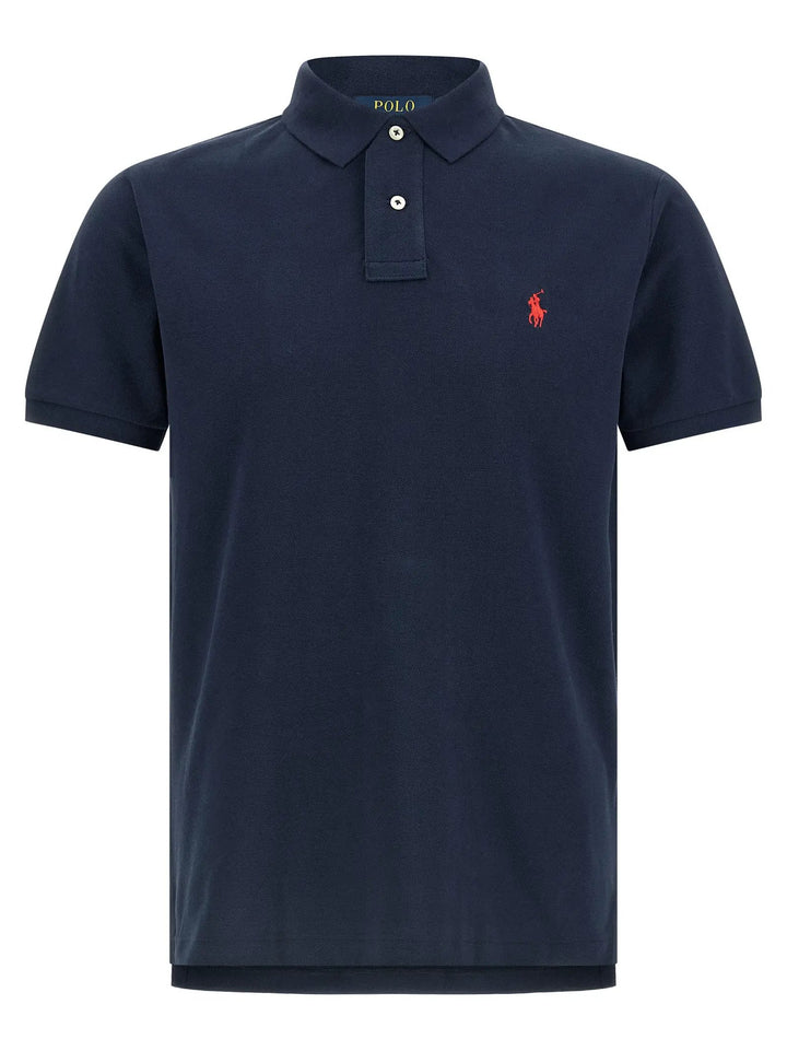 Polo Ralph Lauren Blue Cotton Polo Shirt