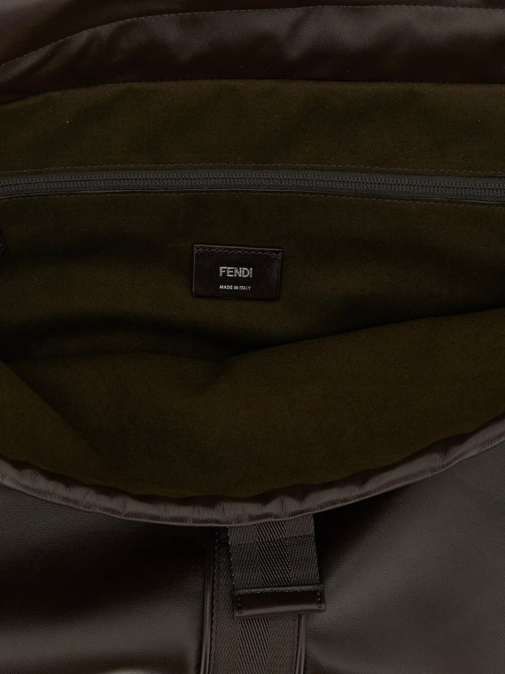 Fendi Brown Calfskin Handbag