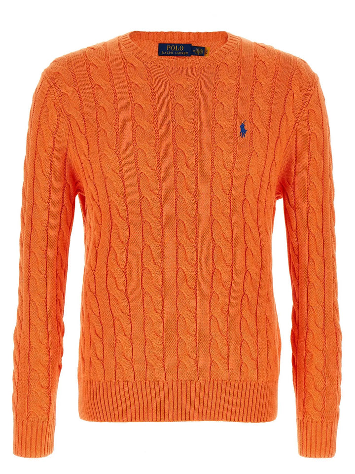 Polo Ralph Lauren Orange Cotton Cardigan