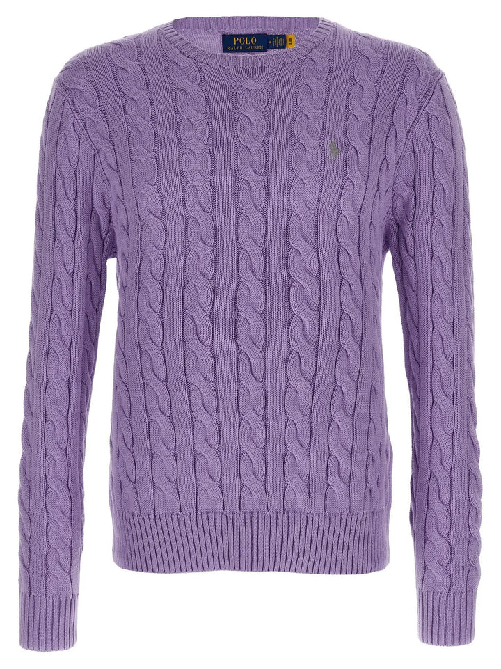 Polo Ralph Lauren Purple Cotton Cardigan