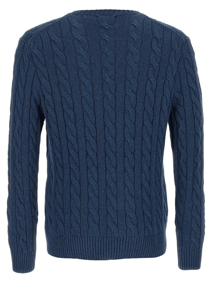 Polo Ralph Lauren Blue Cotton Cardigan