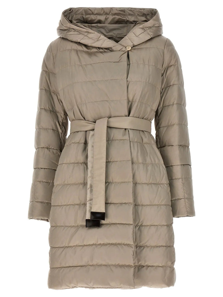 Max Mara Beige Polyamide Full-Length Jacket