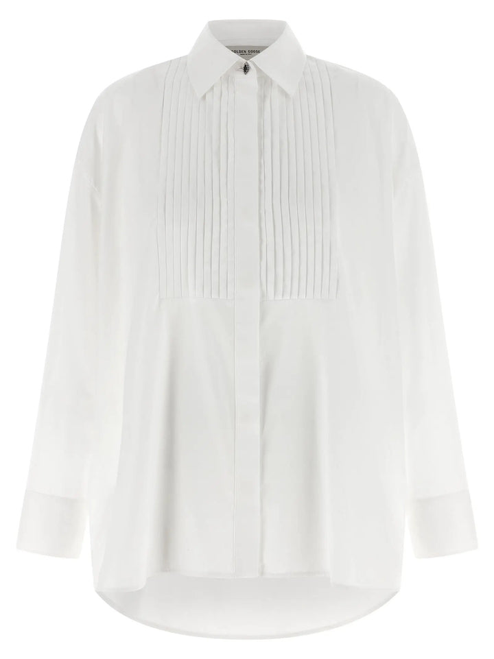 Golden Goose White Cotton Blouse