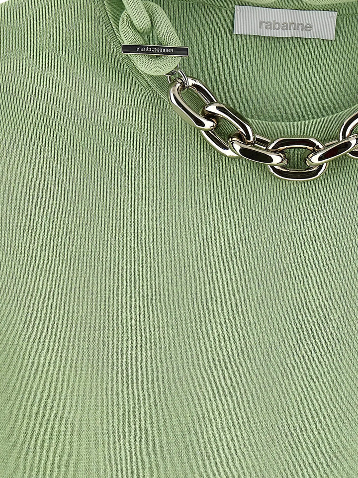 Paco Rabanne Bicolor Textile T-Shirt