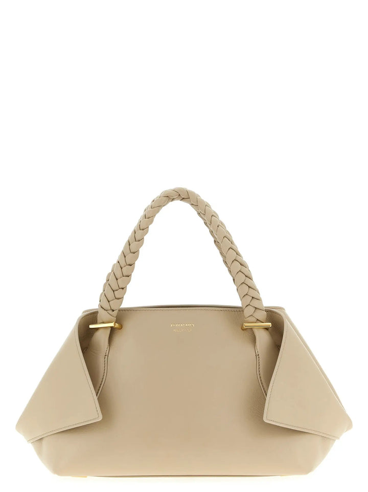 Ferragamo Gray Calfskin Handbag