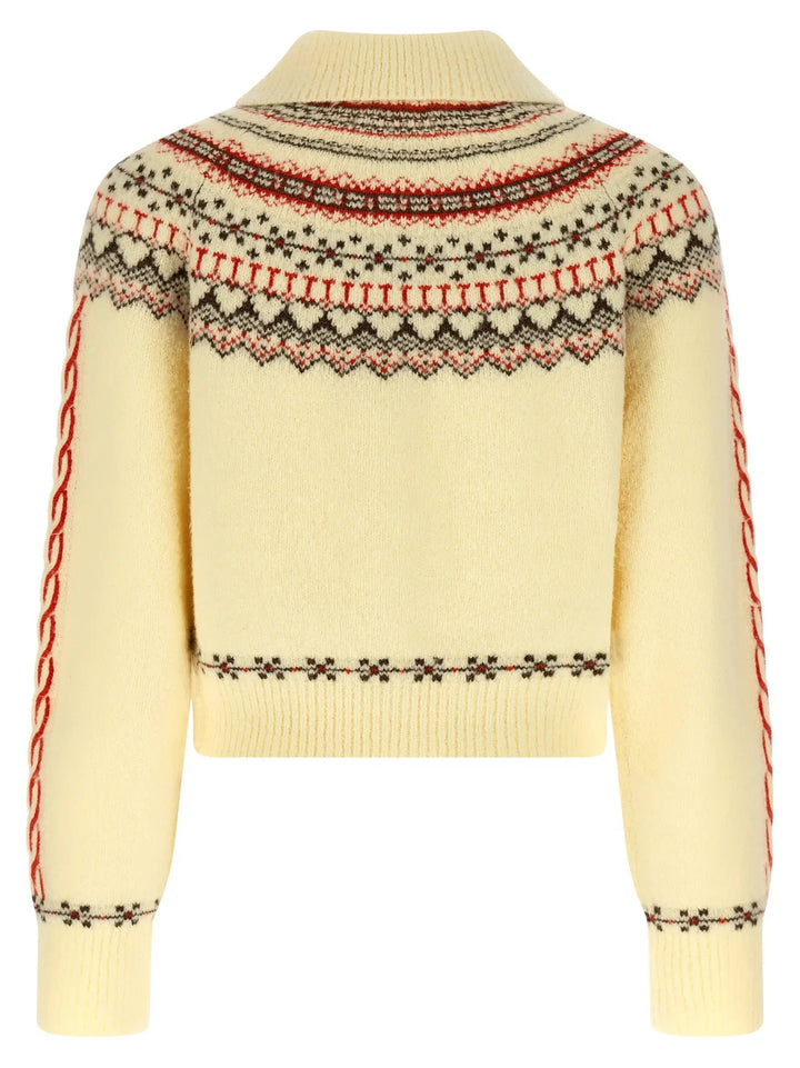 Guest in Residence Multicolor Wool Cardigan