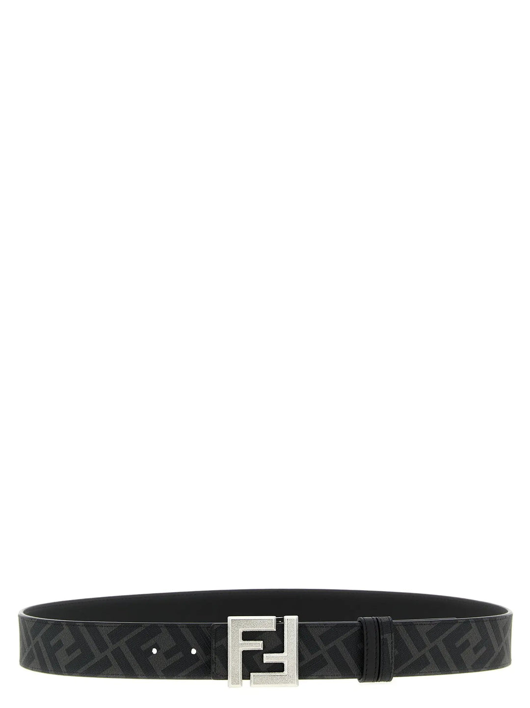 Fendi Black Calfskin Regular Belt