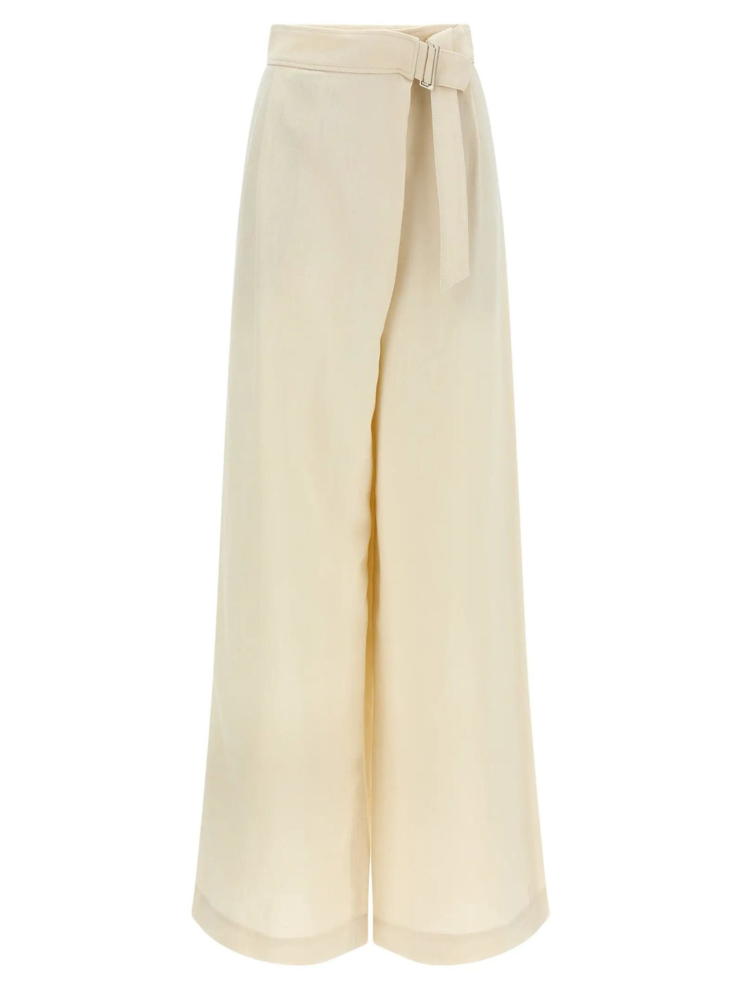 Brunello Cucinelli White Viscose Casual Pants
