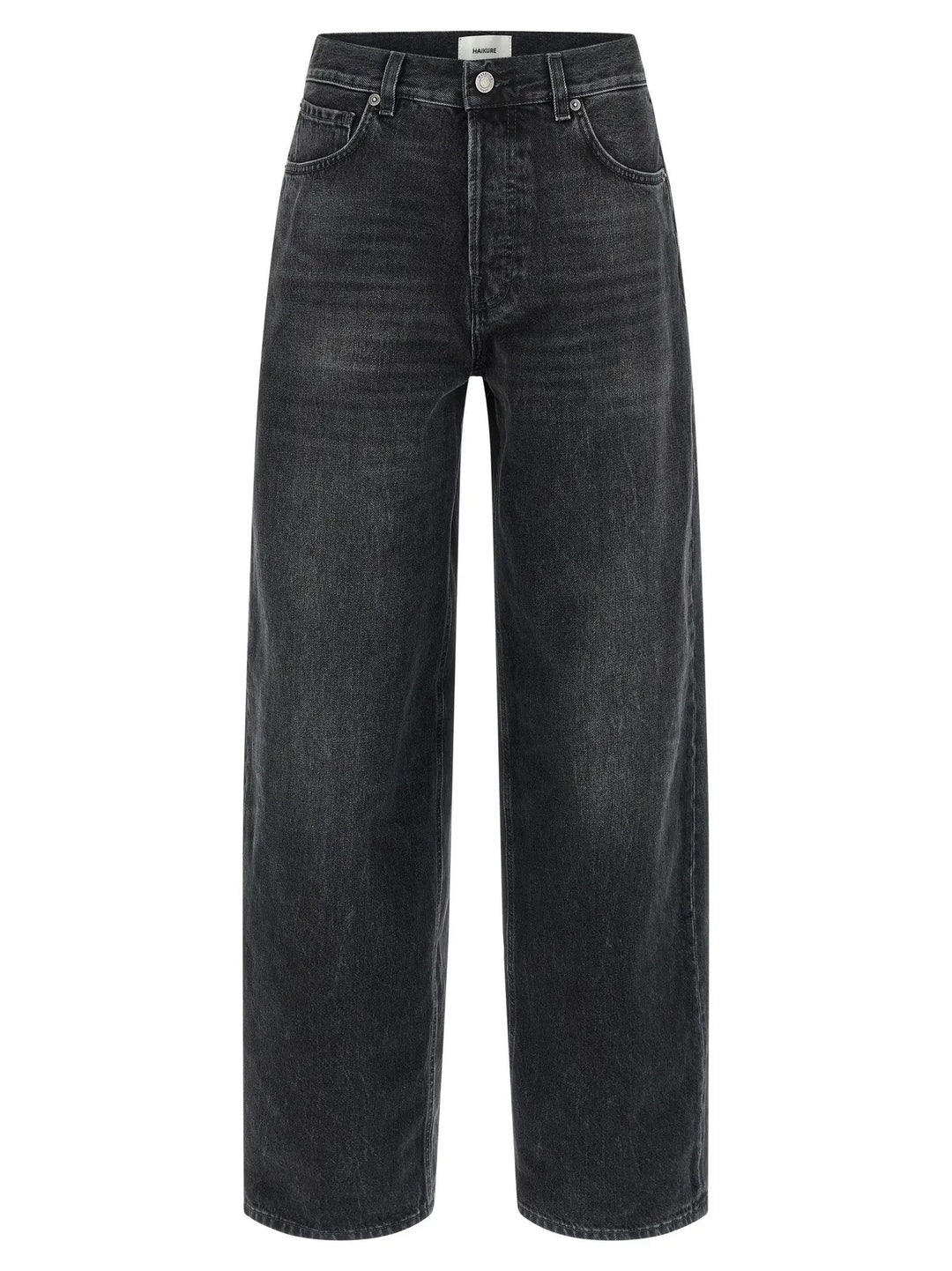 Haikure Black Cotton High-Waisted Jean