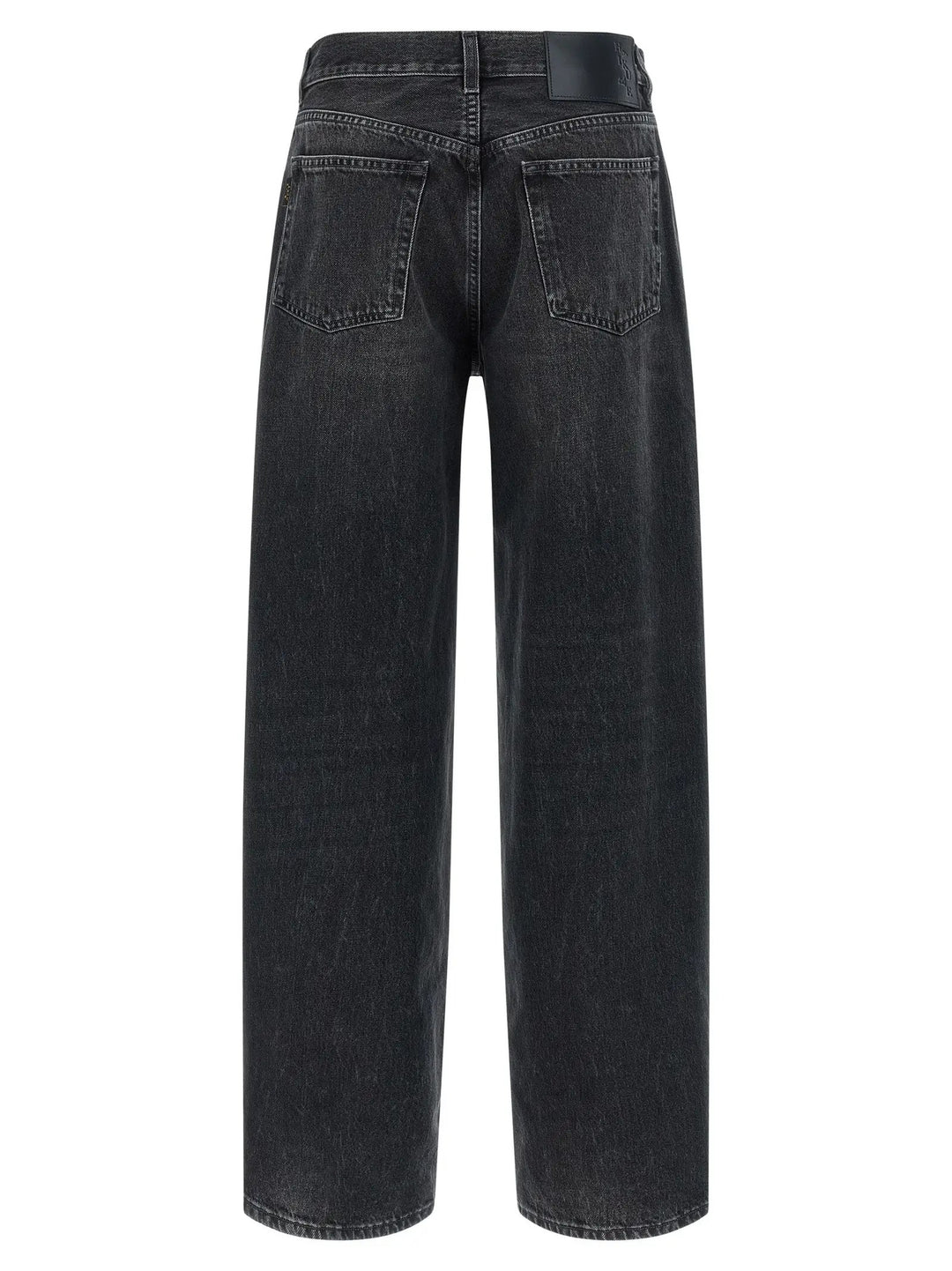 Haikure Black Cotton High-Waisted Jean