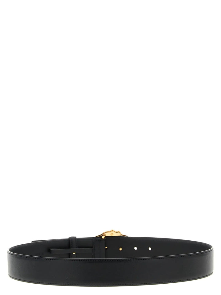 Versace Black Calfskin Regular Belt