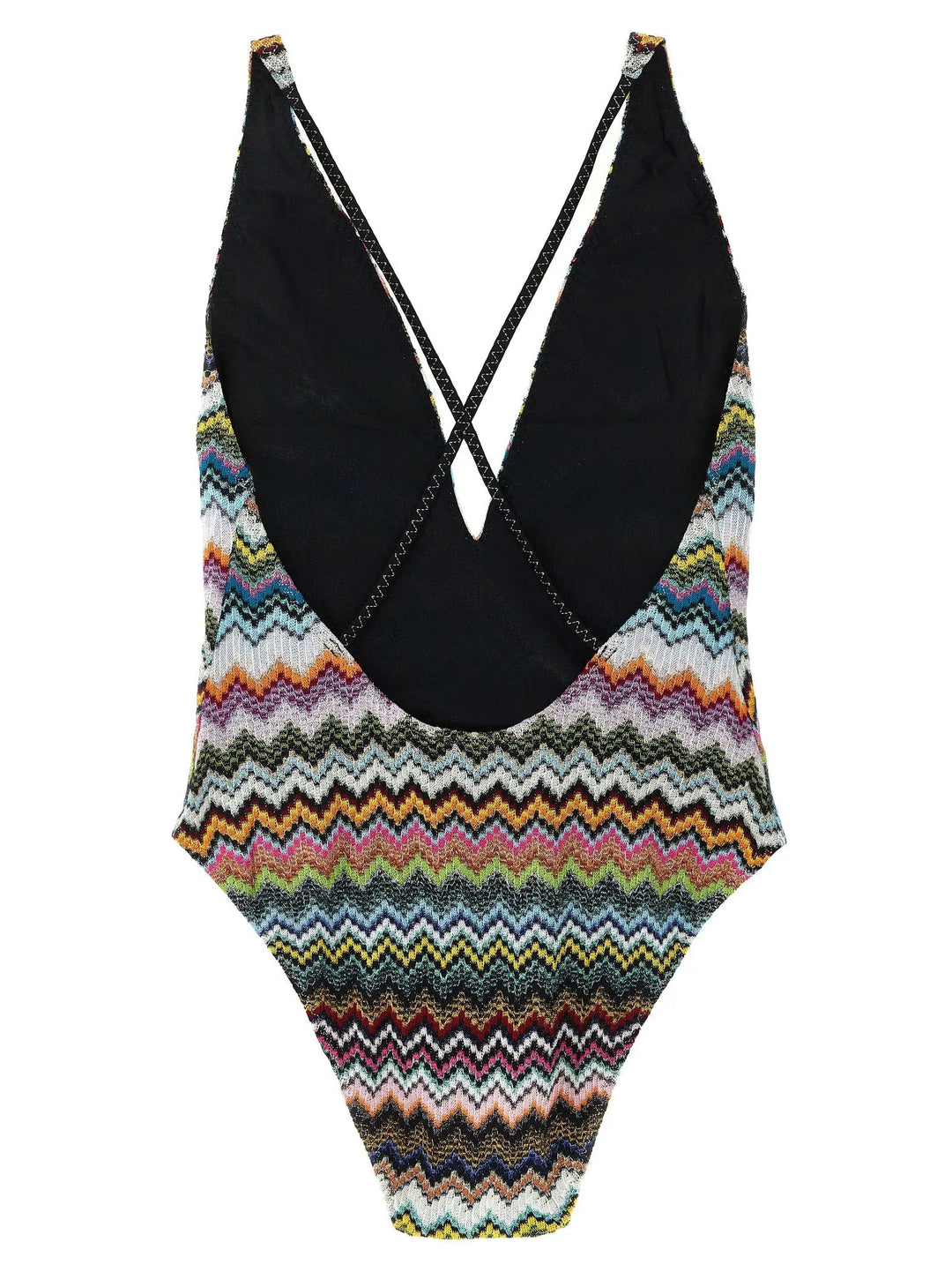 Missoni Multicolor Viscose One-Piece Swimsuit