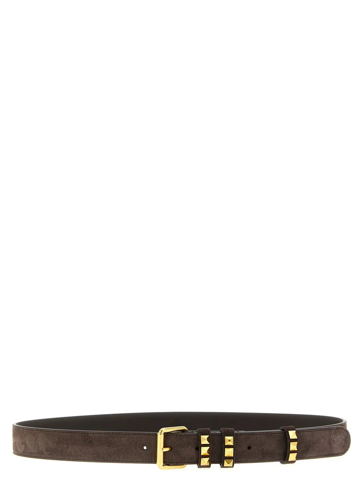 Valentino Garavani Brown Cowhide Belt