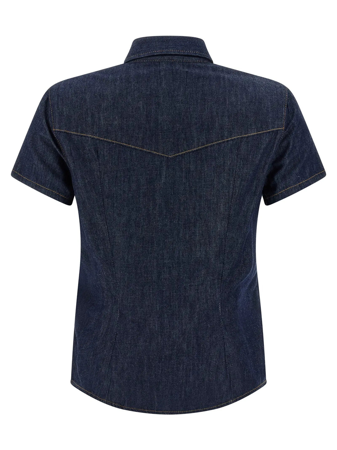 Khaite Blue Cotton Blouse