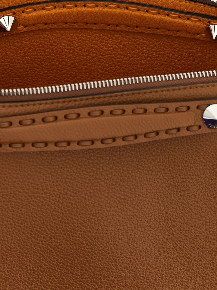 Fendi Brown Calfskin Handbag