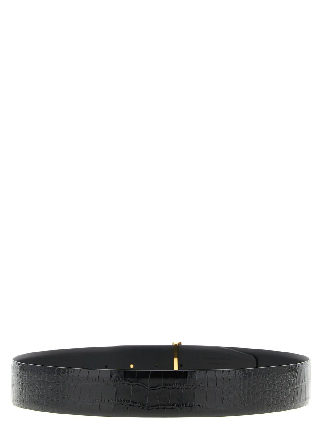 Tom Ford Black Calfskin Regular Belt