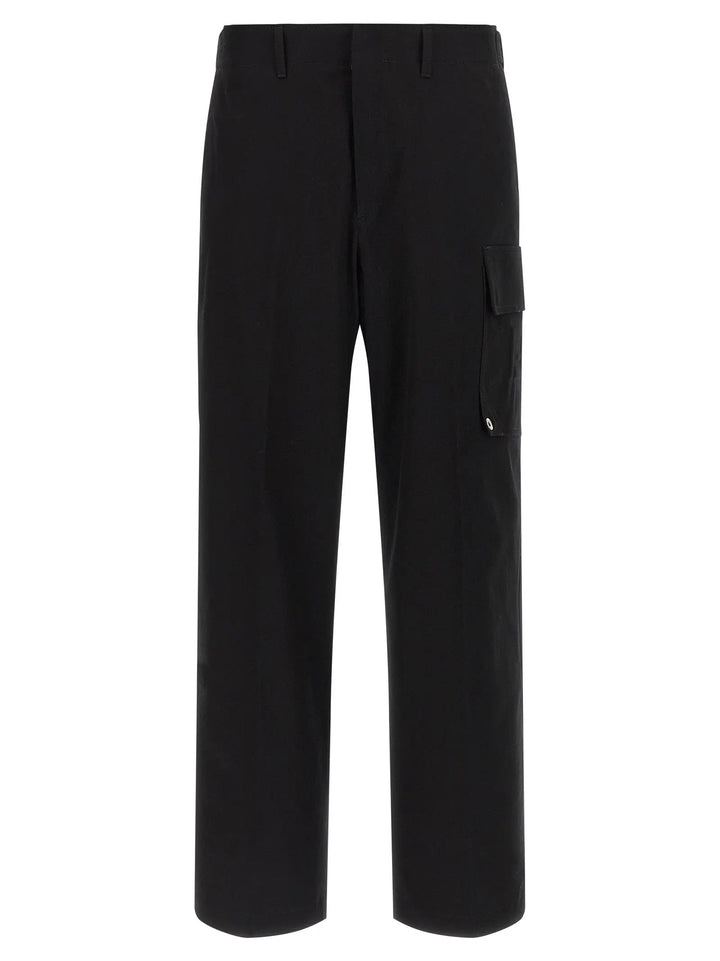 Fendi Black Cotton Cargo Pants