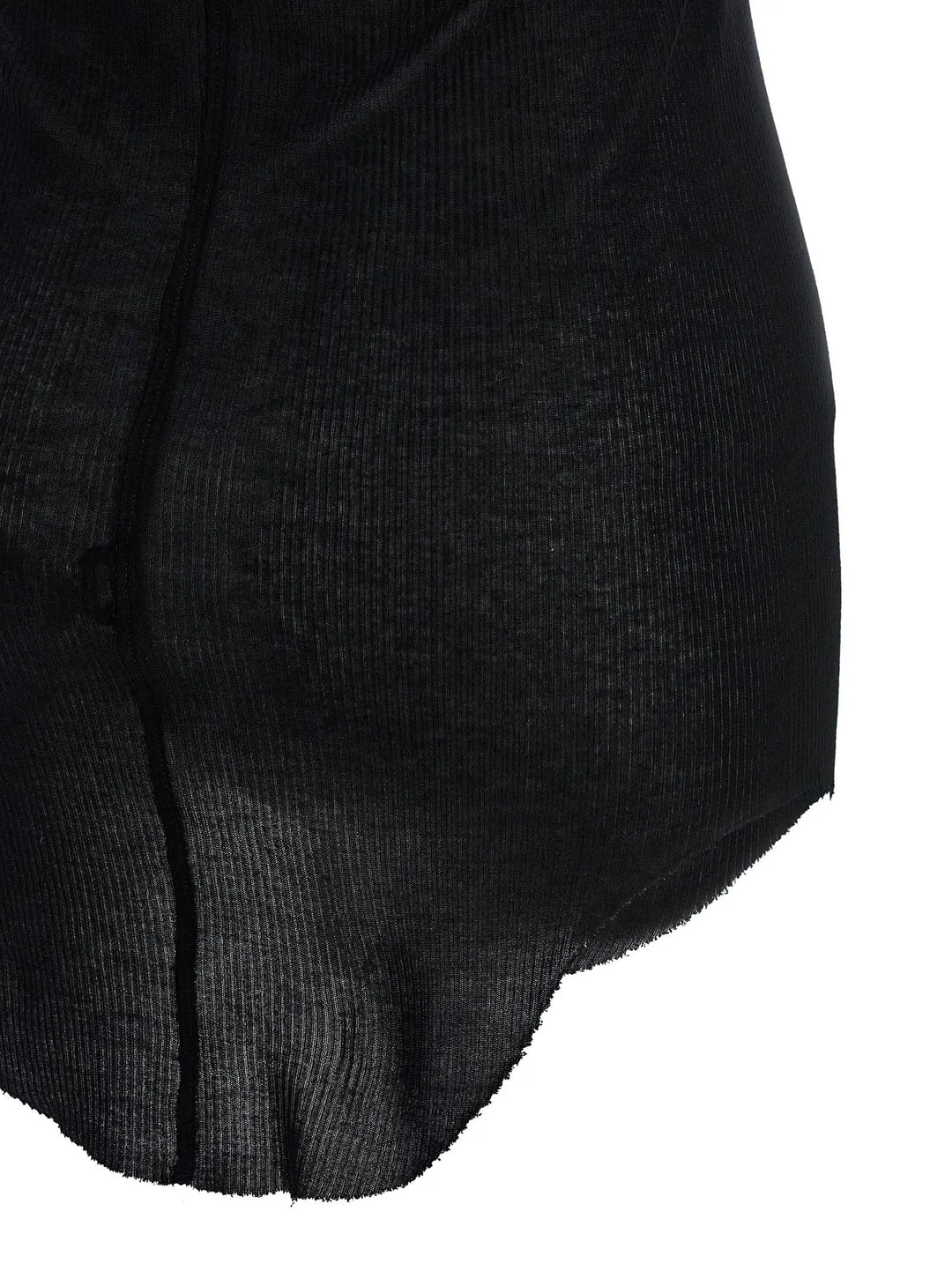 Rick Owens Black Viscose Tank Tops