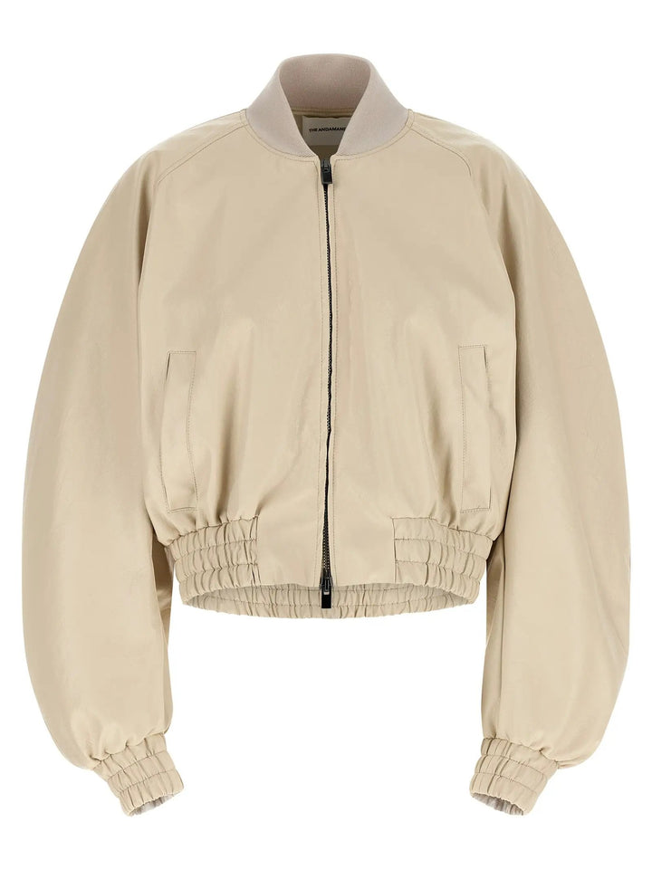 The Andamane Beige Polyethylene Bomber